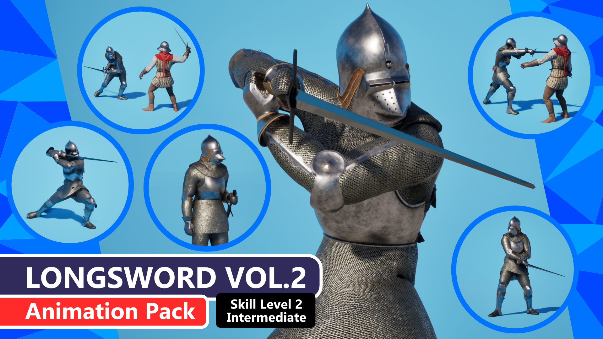 MC Longsword Vol.2 Animation Pack | Fab
