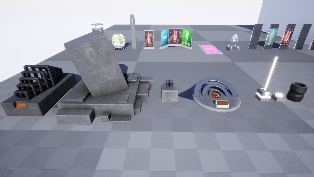 Media 1 for listing City Props Pack - Lighting, Advertising and Art