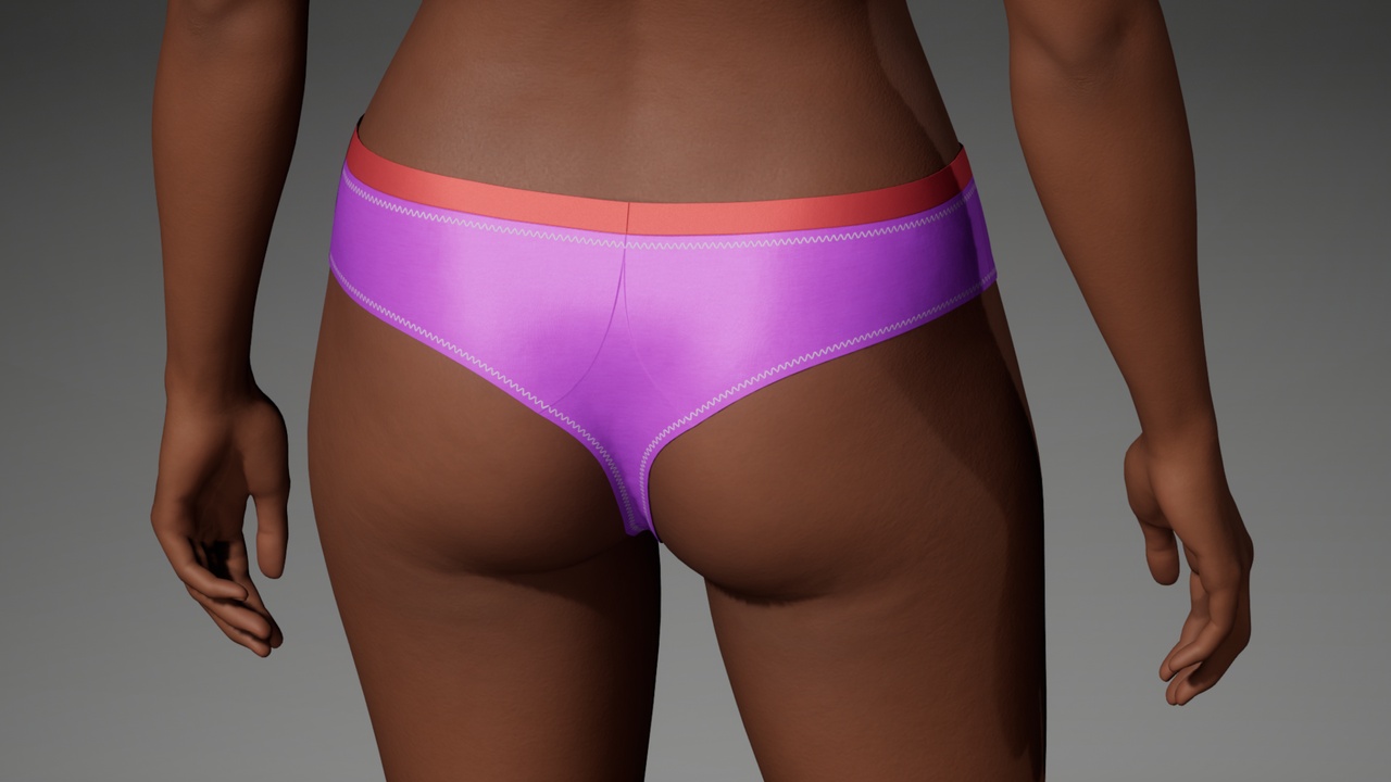 Media 1 for listing Sporty Thong for MetaHumans - Parametric Outfit