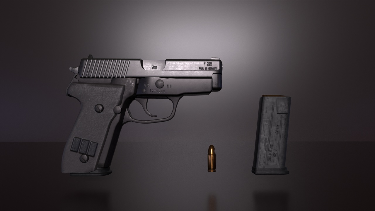 Media 1 for listing M11 A1 Gun Low-poly 3D model