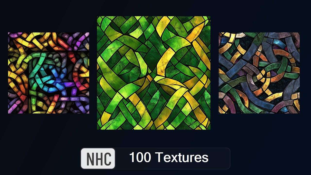 NHC - Mosaic Windows Textures | Fab