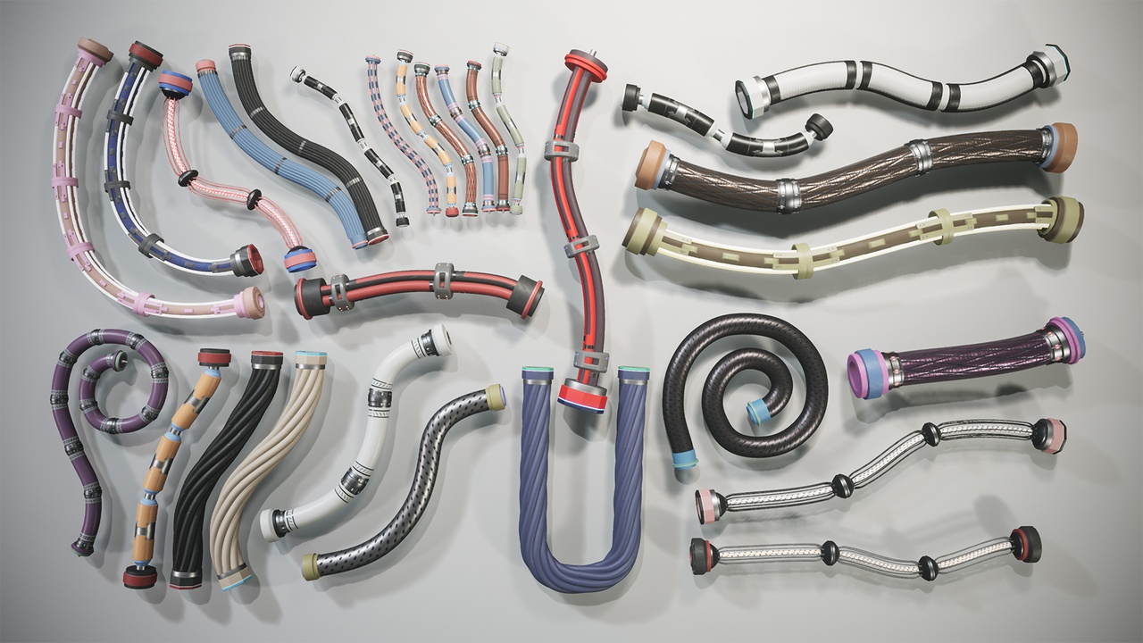 Media 1 for listing Sci-Fi Spline Cables 2