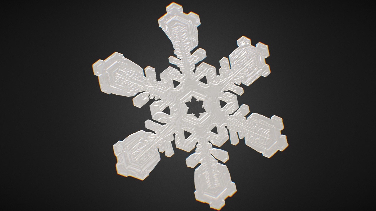 Media 1 for listing Snowflake 3D scan