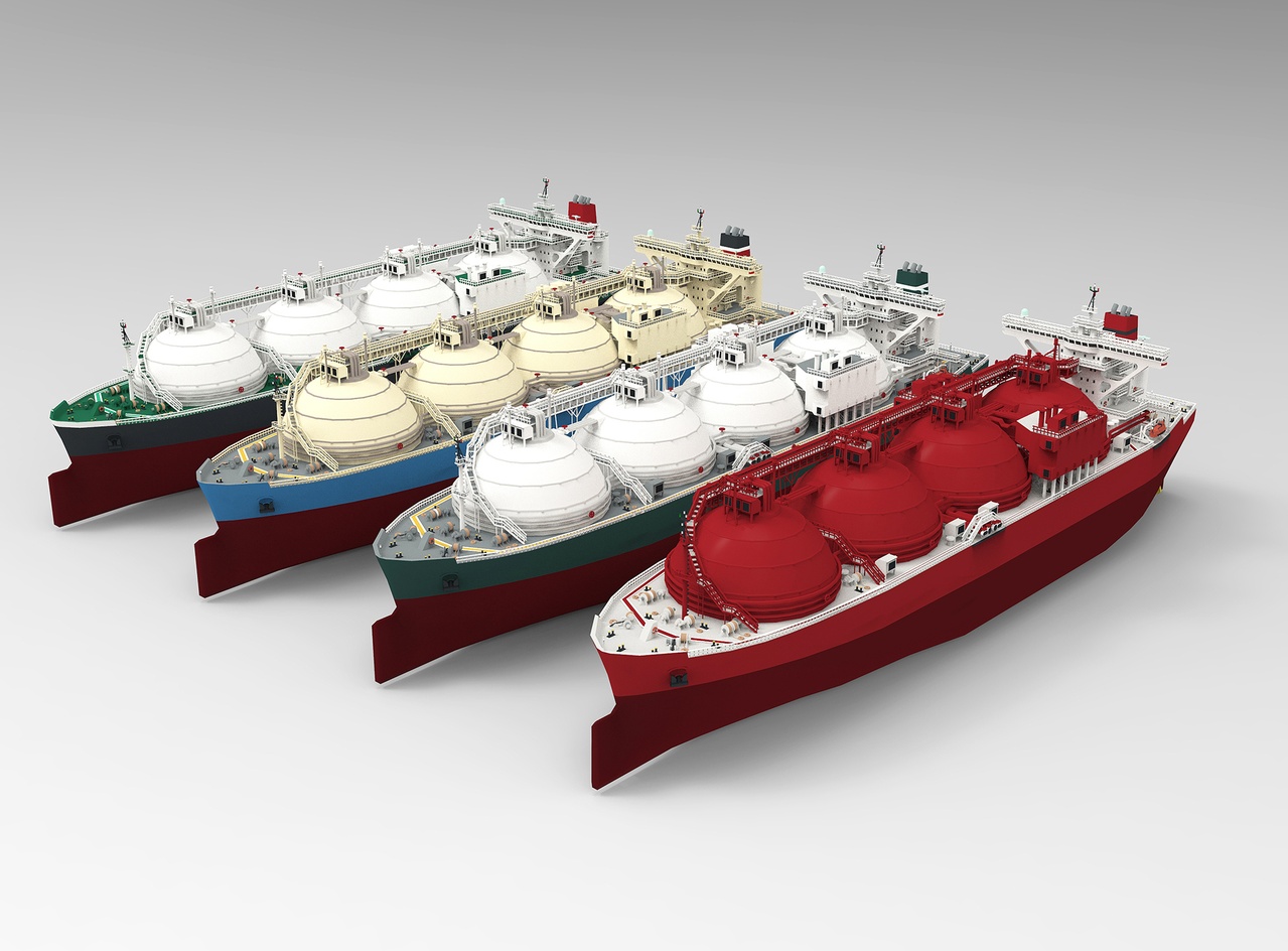 Media 1 for listing LNG Gas Carrier Low-poly