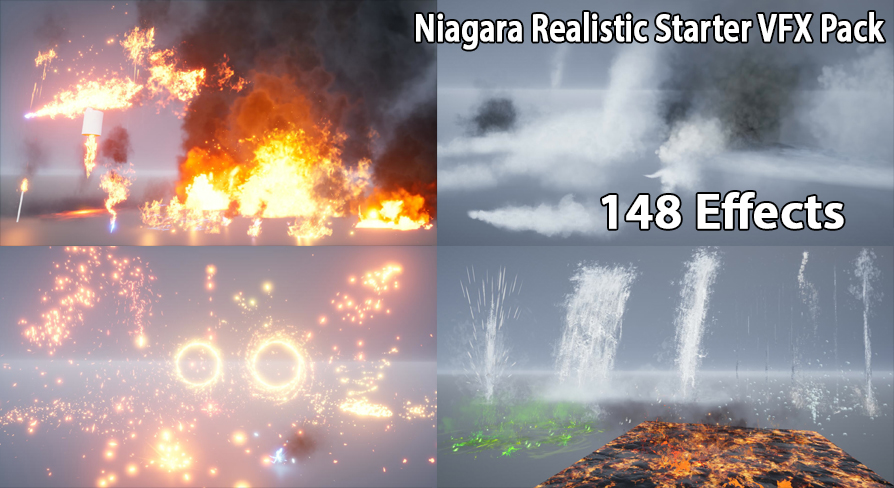 Niagara Realistic Starter VFX Pack | Fab