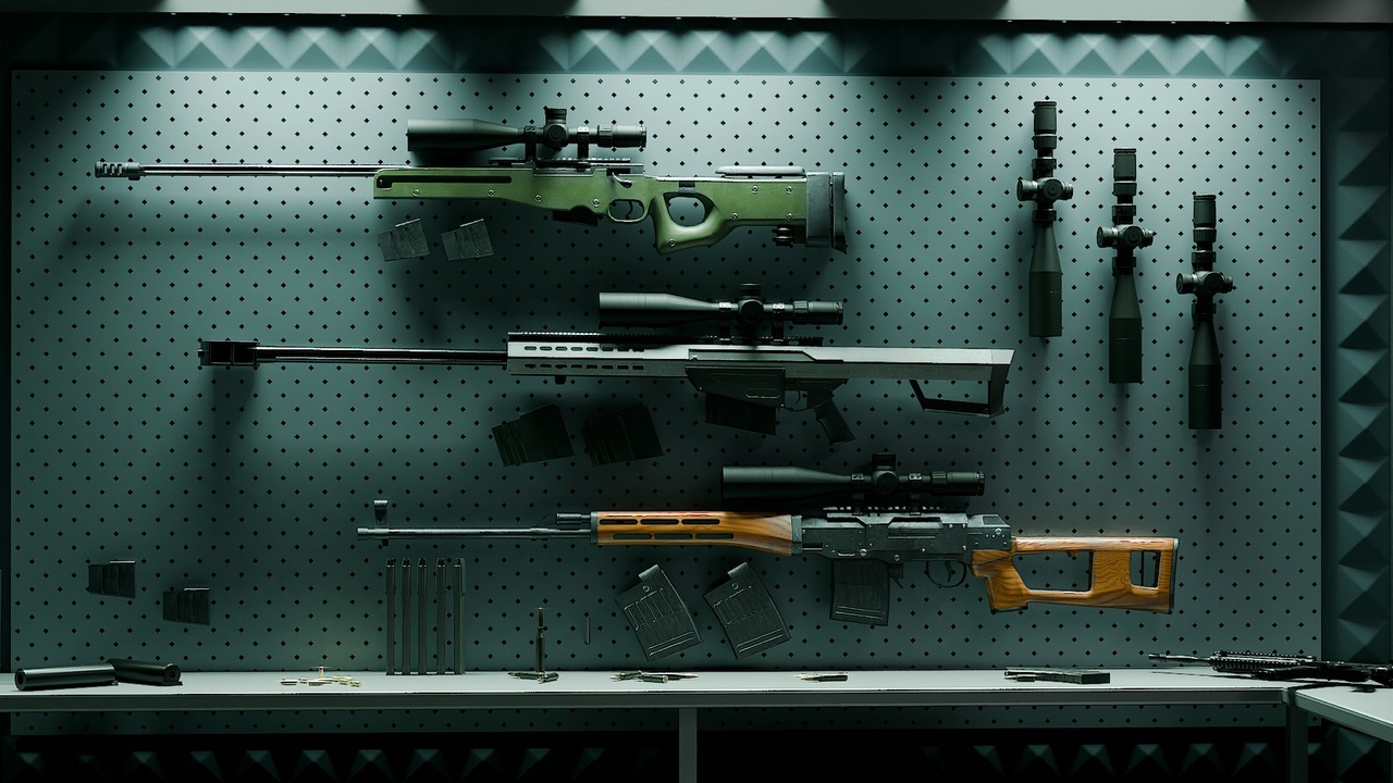Media 1 for listing Game-Ready Gun Collection and Armory | Sniper Collection