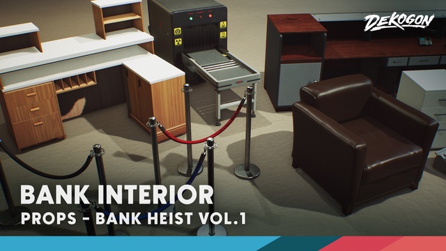 Bank Heist - COMBO Prop Pack (VOL 1-3) | Fab