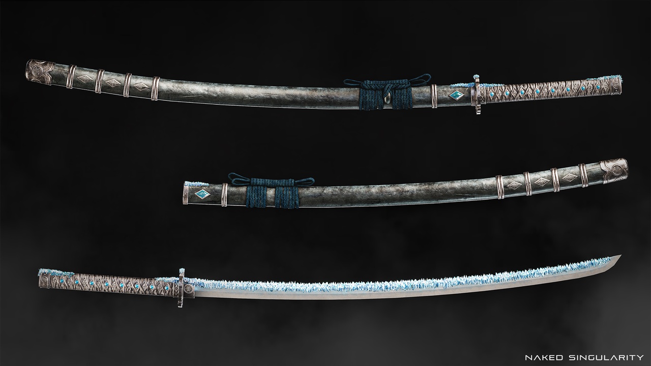 Media 1 for listing Frozen Katana - Japanese Fantasy swords