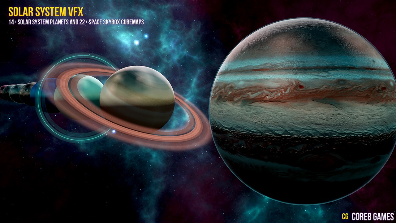 Planet and Space Skybox VFX Pack | Fab