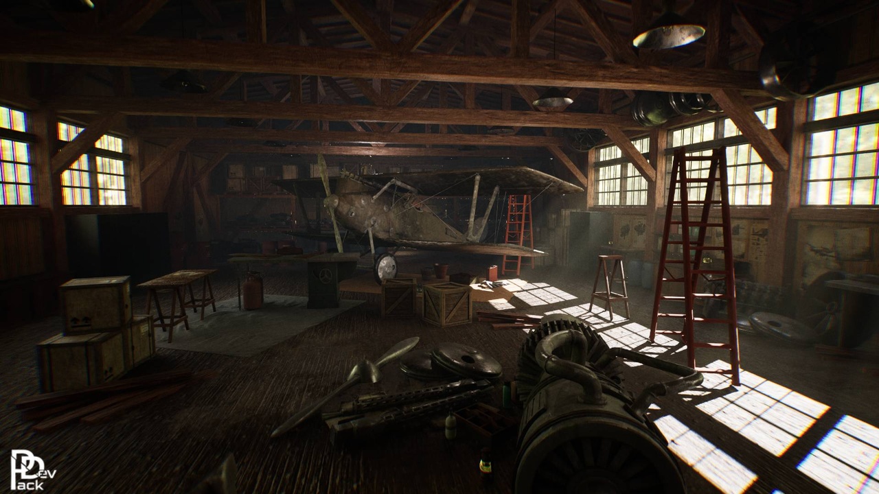 Airplane Hangar / 43 assets 제품 등록을 위한 미디어 1개