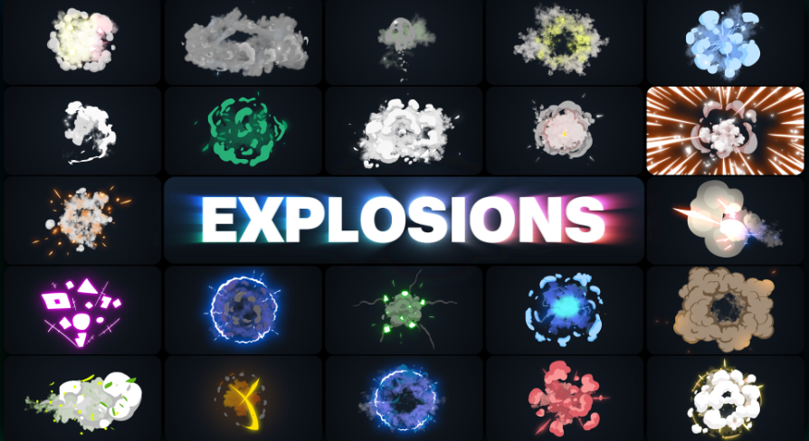 Advanced Explosions Pack 23-44 | Fab