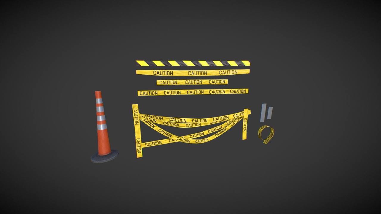 Caution Tape 제품 등록을 위한 미디어 1개