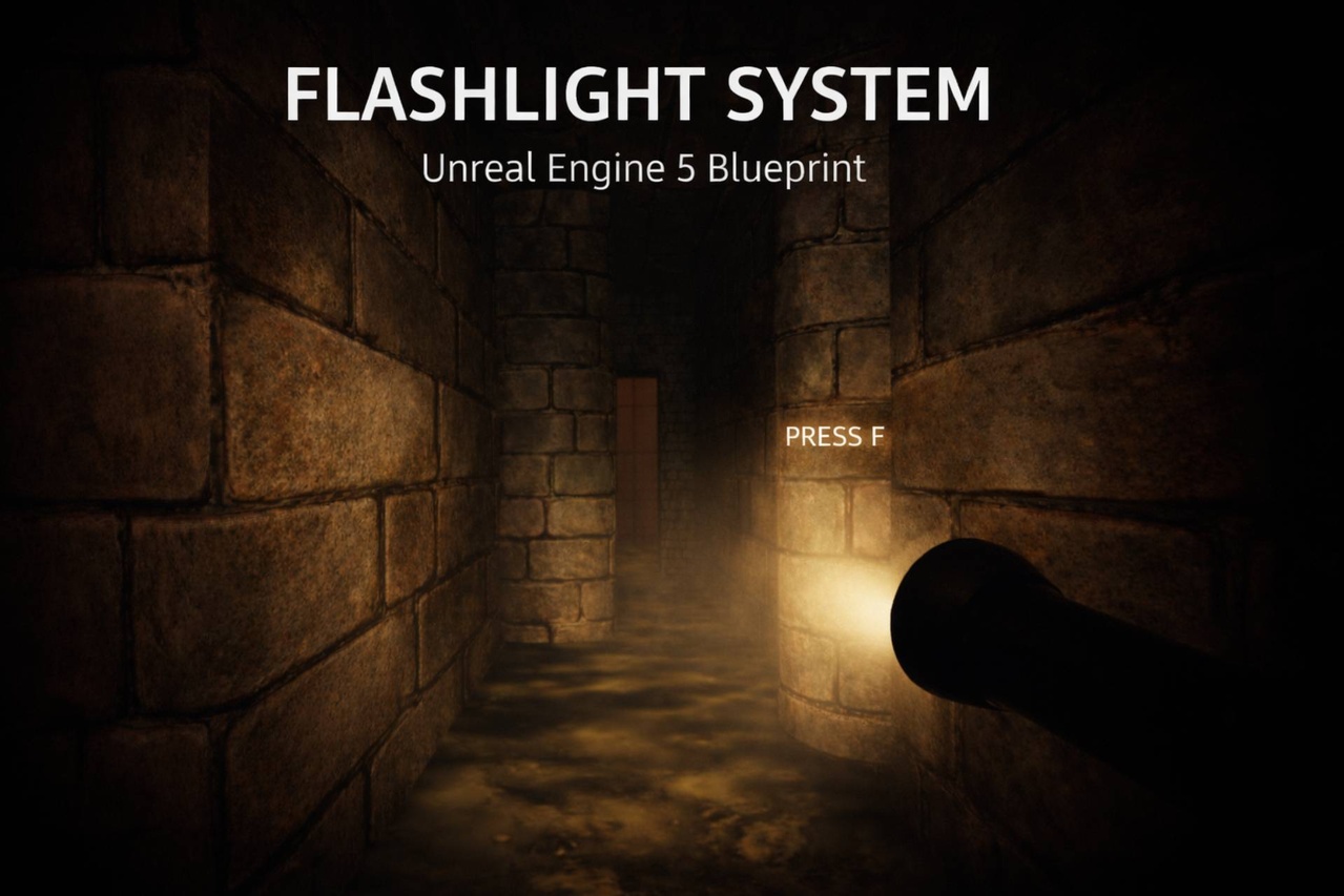 Media 1 for listing Simple Flashlight System (UE5 Blueprint)