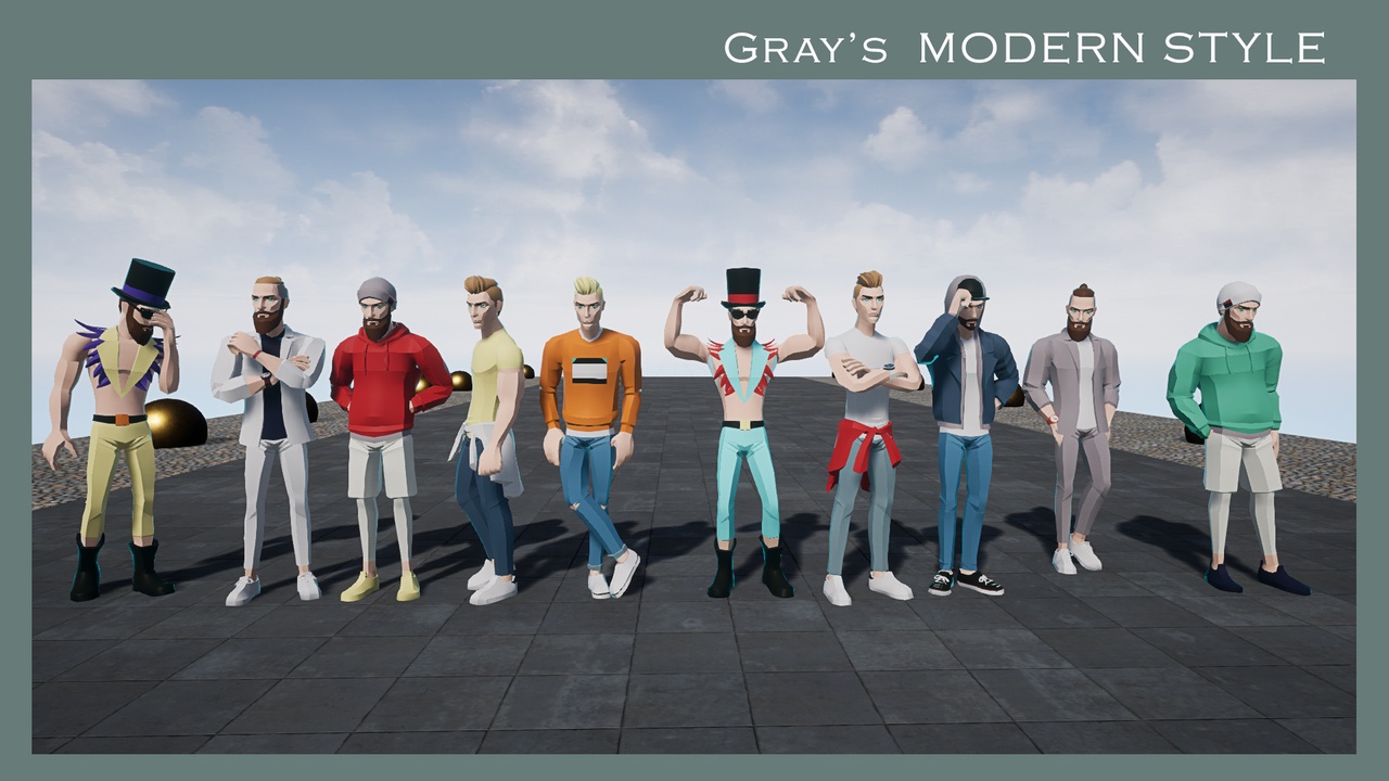 Media 1 for listing Gray: Ein Modern Pack