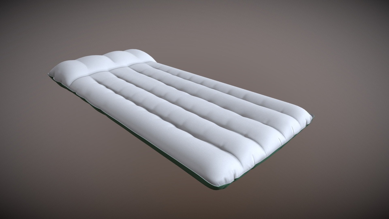 Media 1 for listing Inflatable Air Mattress Low-poly 3D model