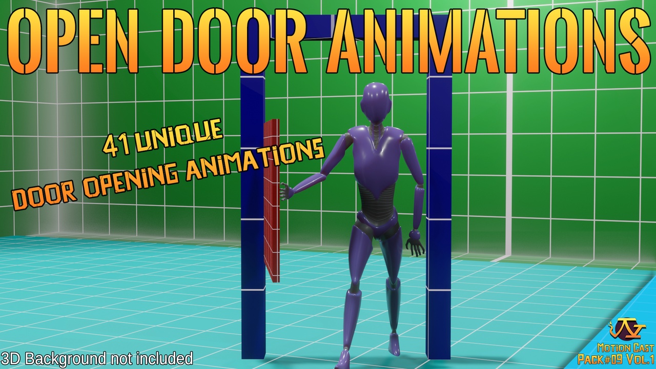 Media 1 for listing Open Door animations (Motion Cast#09 Vol.1)