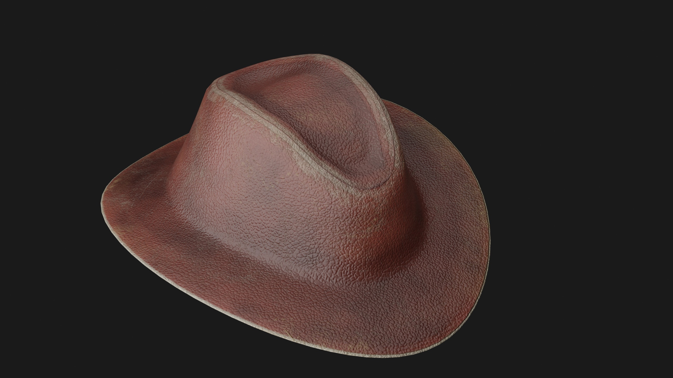 Media 1 for listing Rustic Leather Cowboy Hat – Premium Western Style