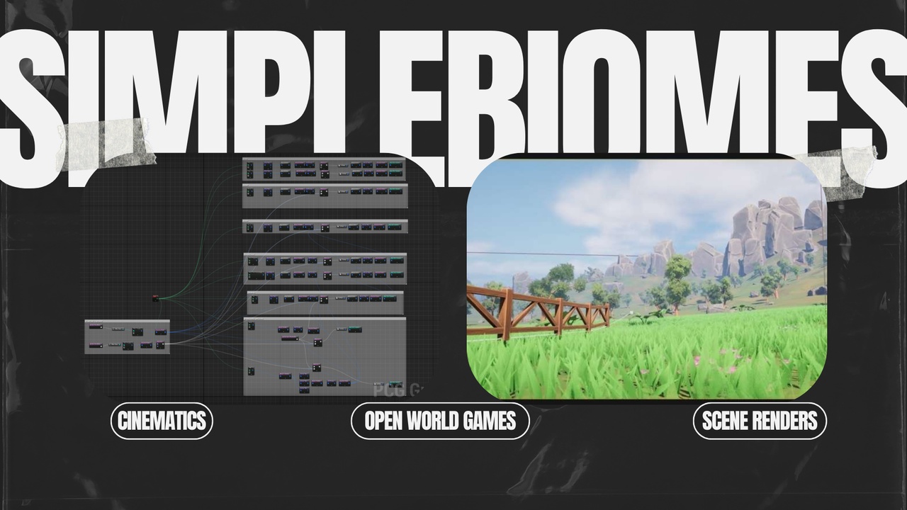 Media 1 for listing Simple Biomes - PCG Starter Kit