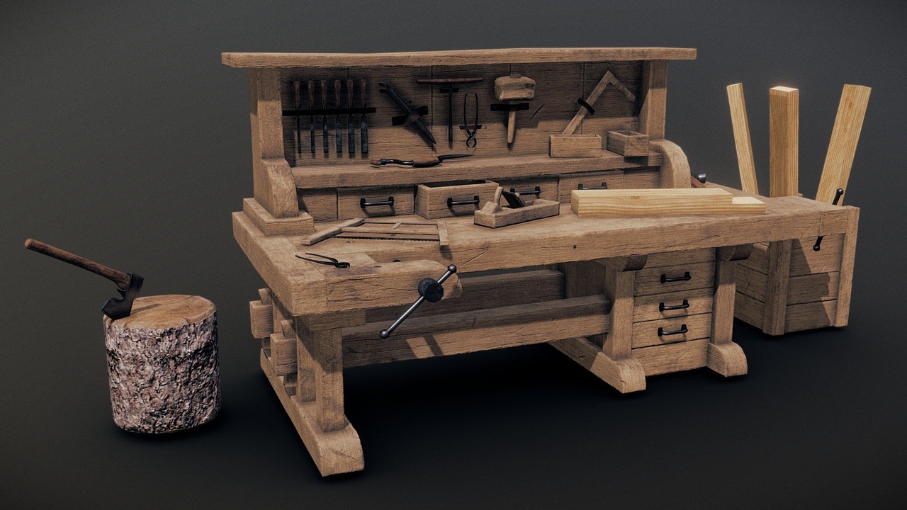 Media 1 for listing Carpentry Table