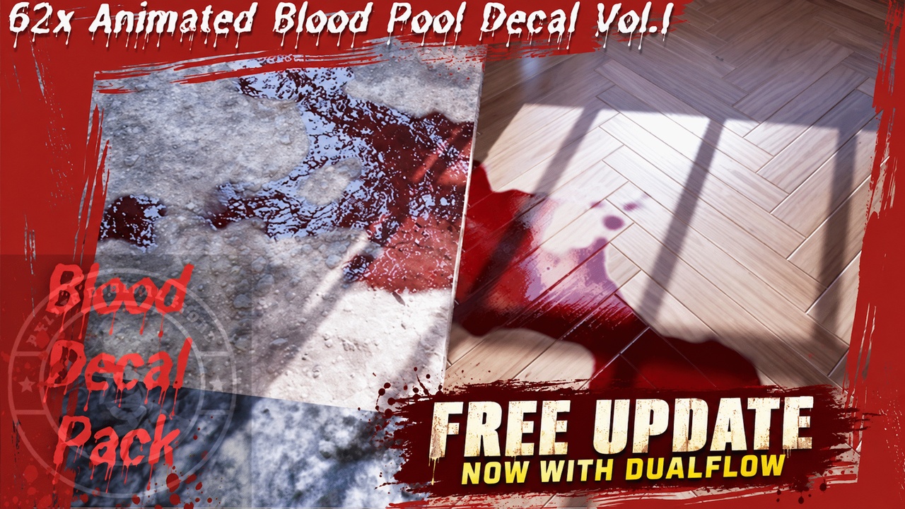 Media 1 for listing Animated Blood Pool Pack Vol.I