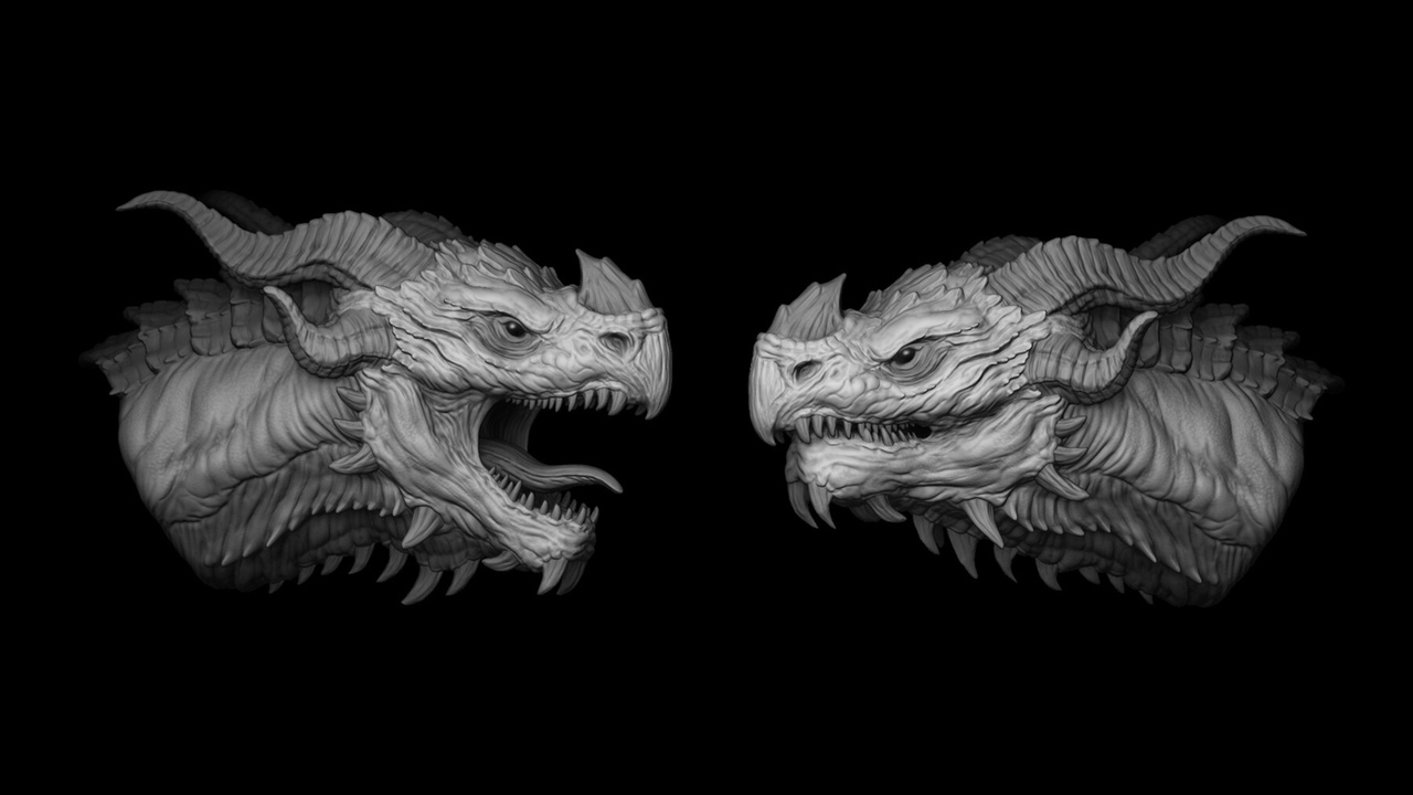 Media 1 for listing 20 Dragon Head IMM Brush + OBJ