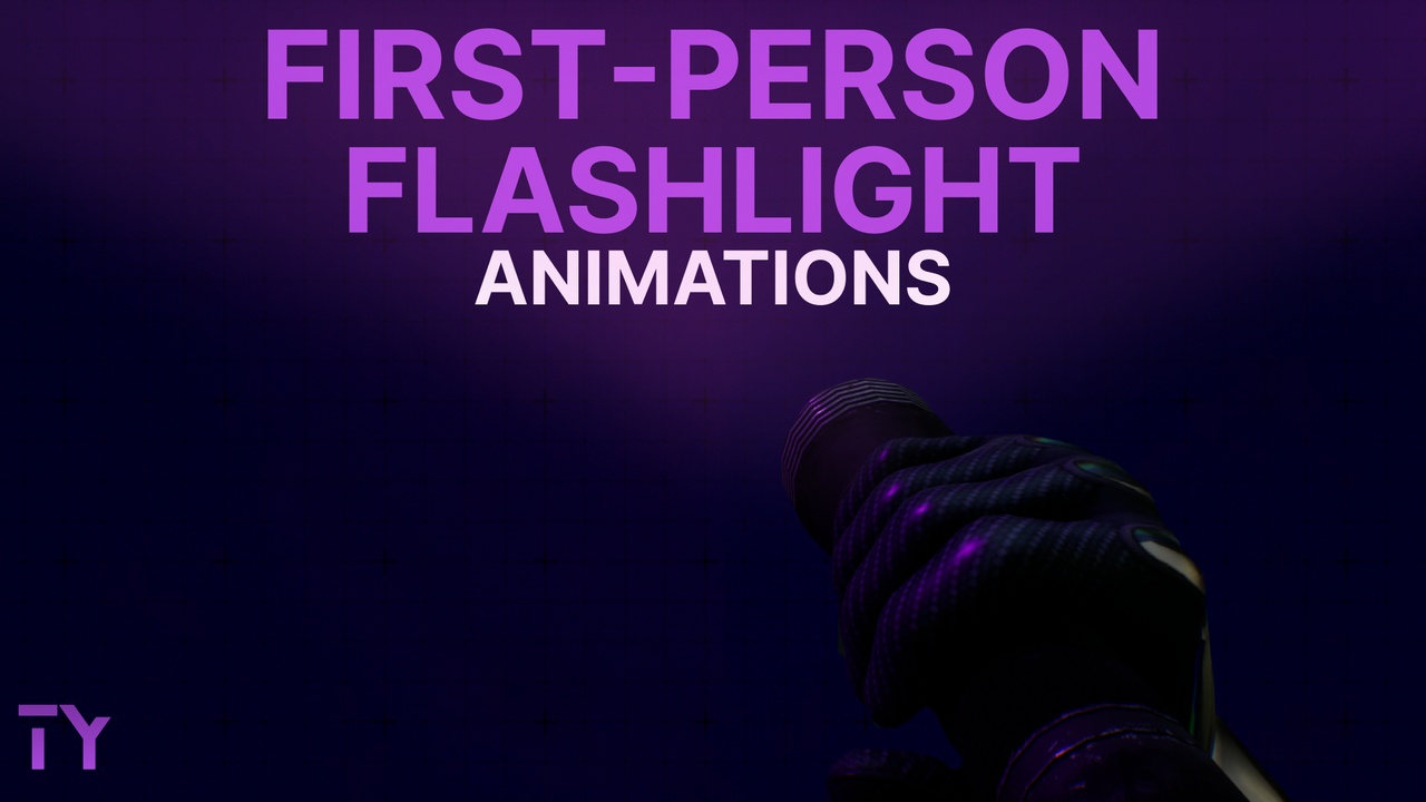 Media 1 for listing Simple First-Person Flashlight Animations V1