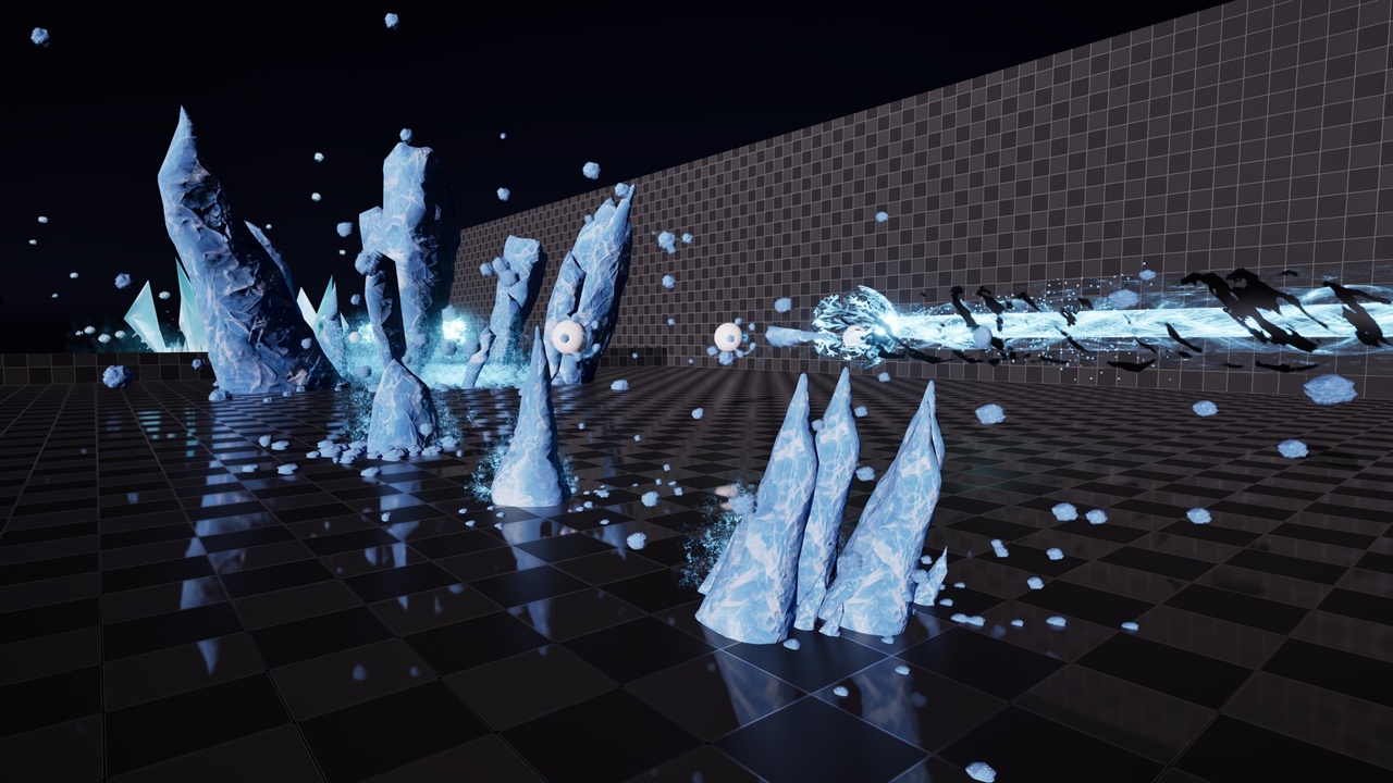 Media 1 for listing Niagara Ice Skill Vfx Set Vol. 1 Remaster
