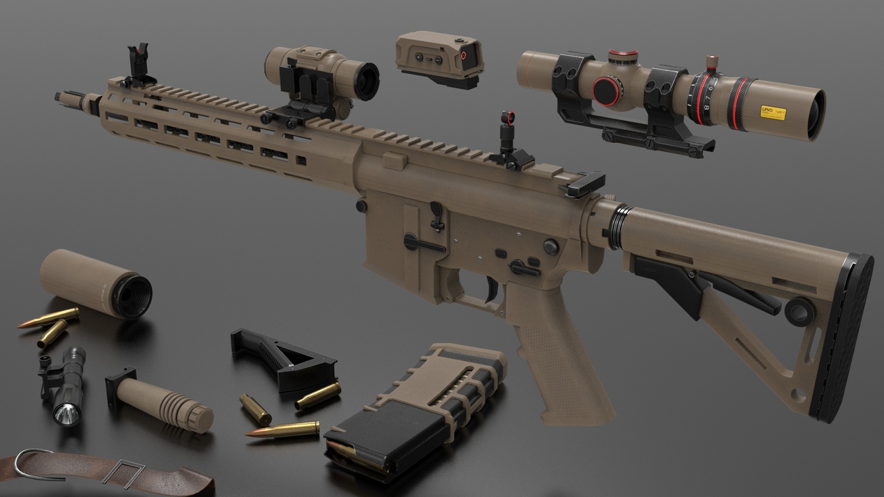 Media 1 for listing KS-1 Assault Rifle (Fps - Tps)
