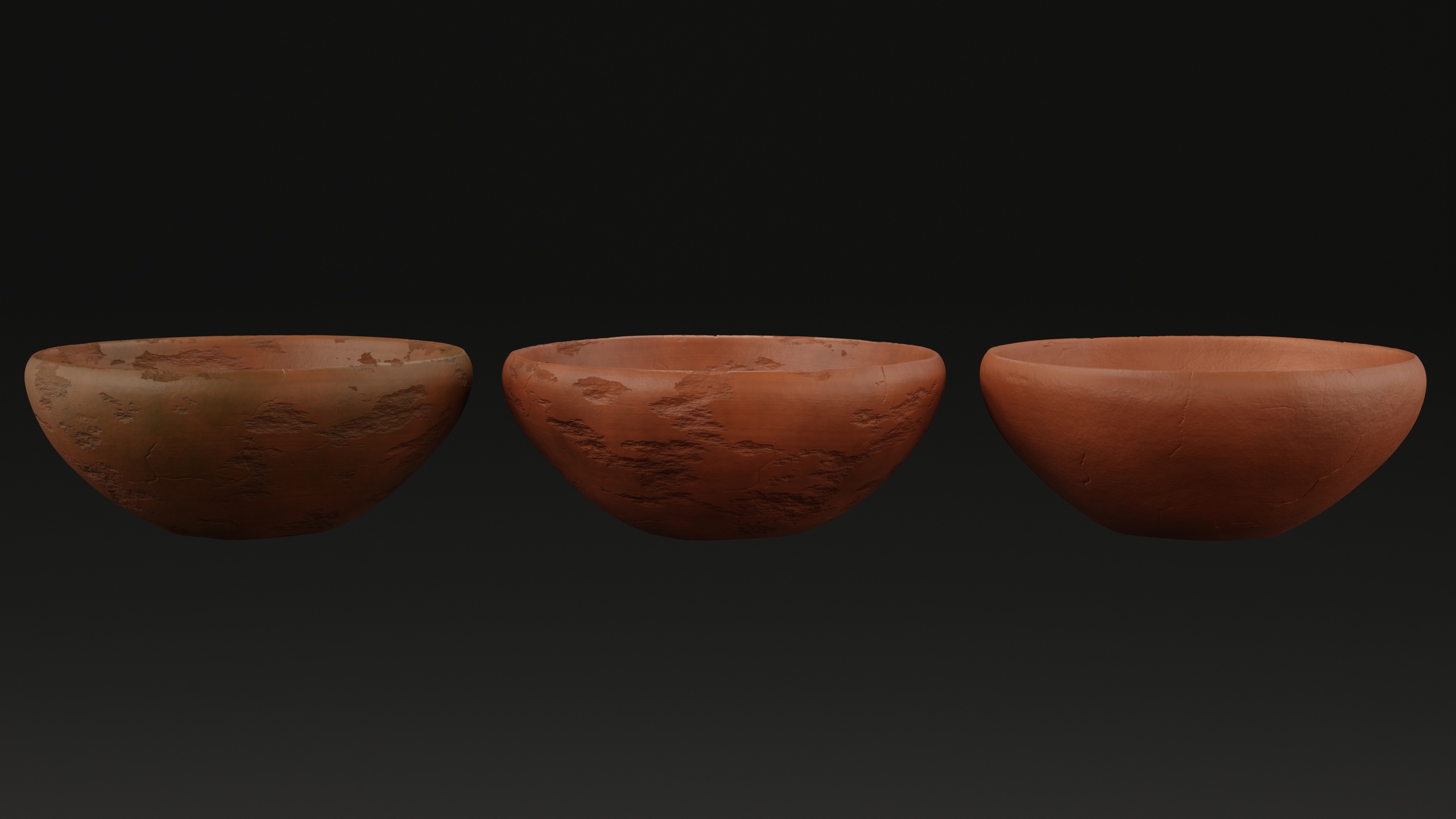 Media 1 for listing Ancient Clay bowls pack