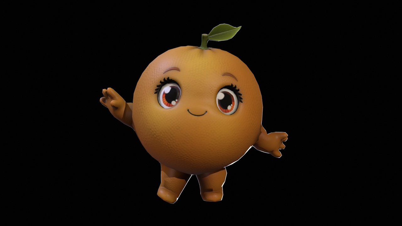 Media 1 for listing Chibi Fruit Orange Two