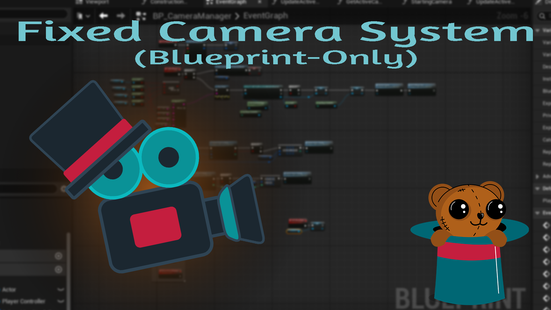 Fixed Camera Stack System (Blueprint-Only) | Fab