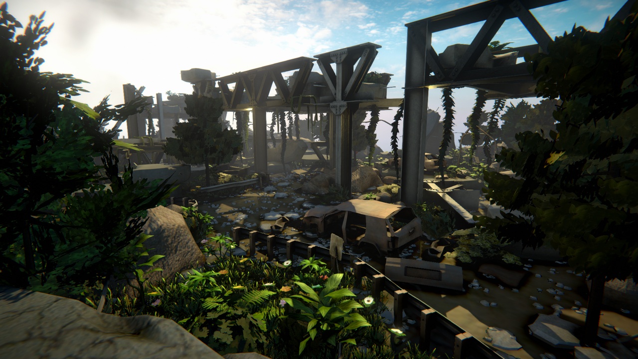 Media 1 for listing Realistic Post Apocalyptic Highway Bridge Asset Package