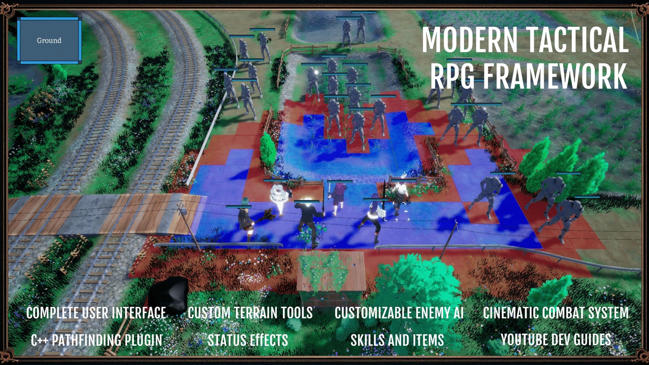 Media 1 for listing XGrid: Turn-Based 2D Grid Strategy Game Template for 3D Games