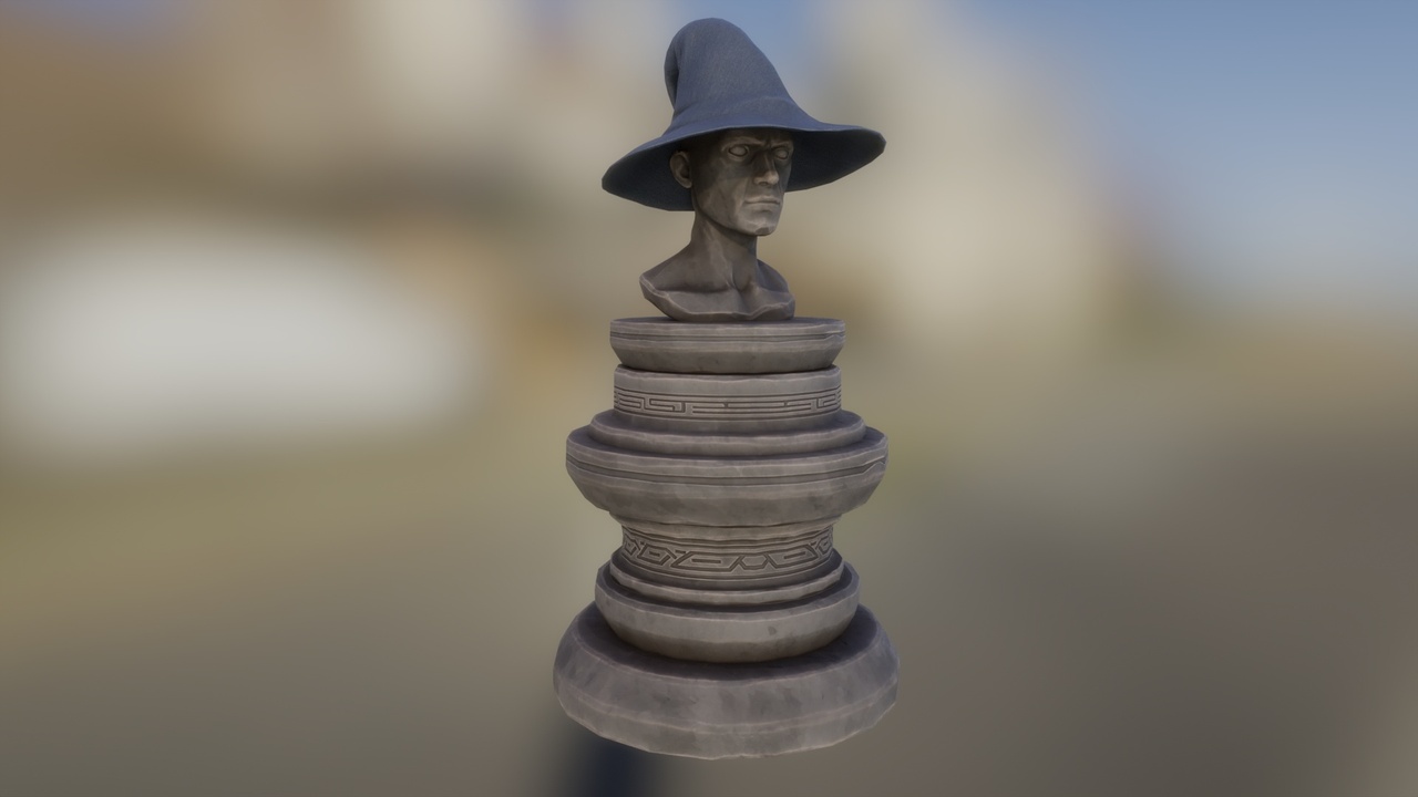 Media 1 for listing Wizard Bust