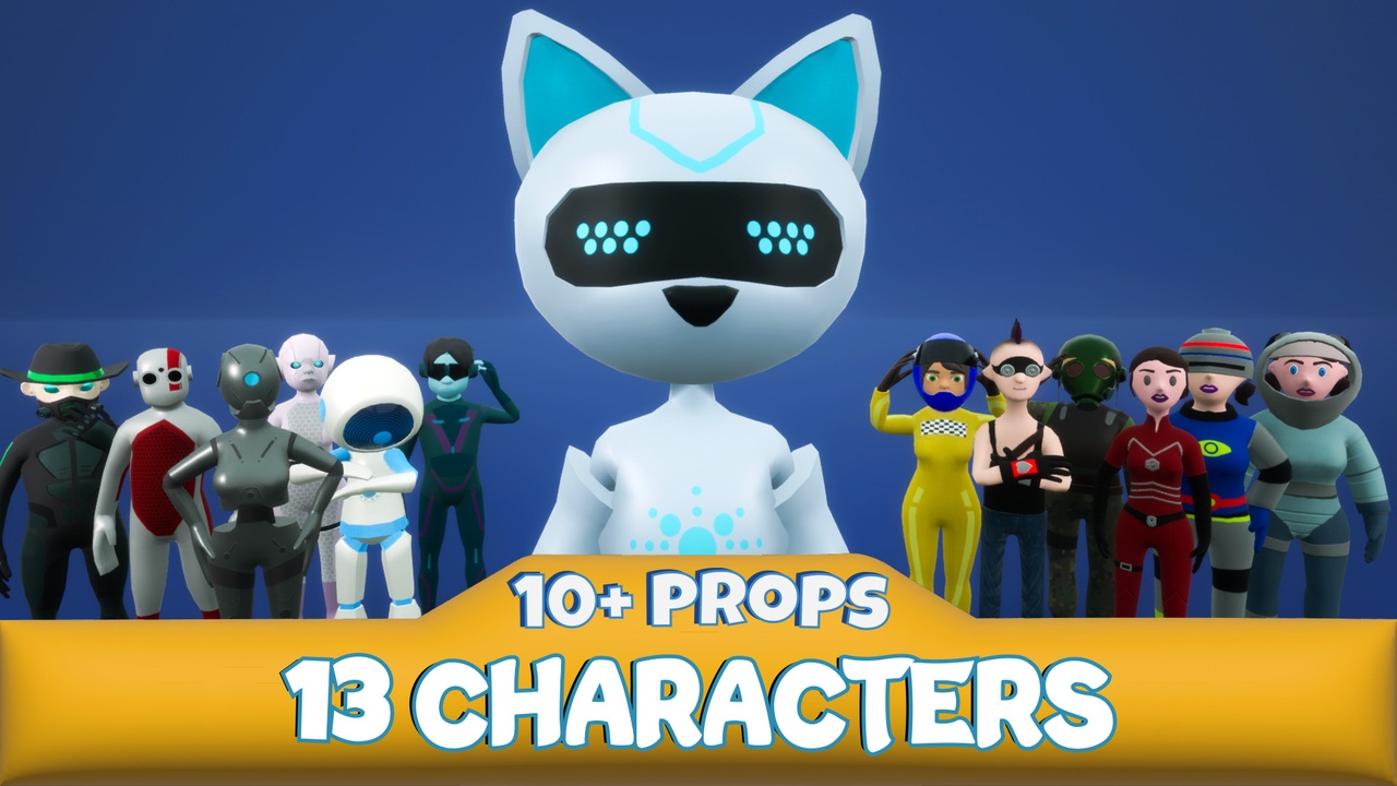 Media 1 for listing Sci-Fi 13 Stylized Characters