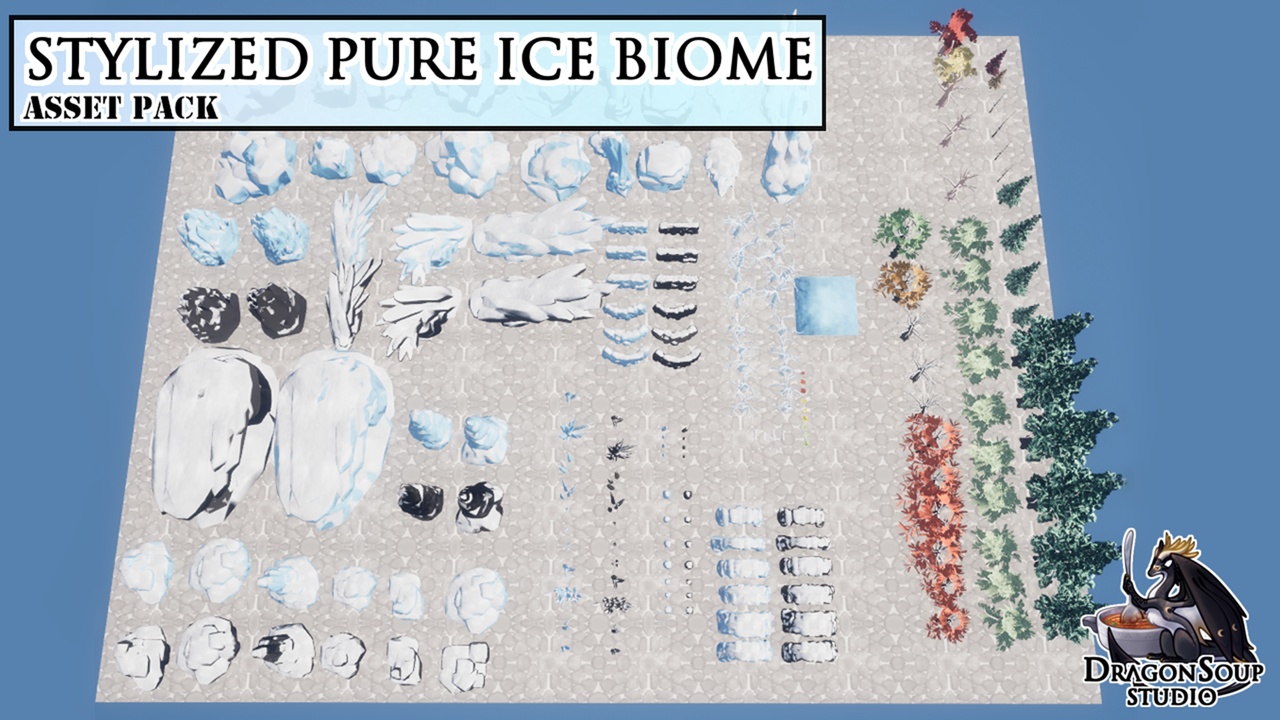Media 1 for listing Pure Ice Biome Asset Pack