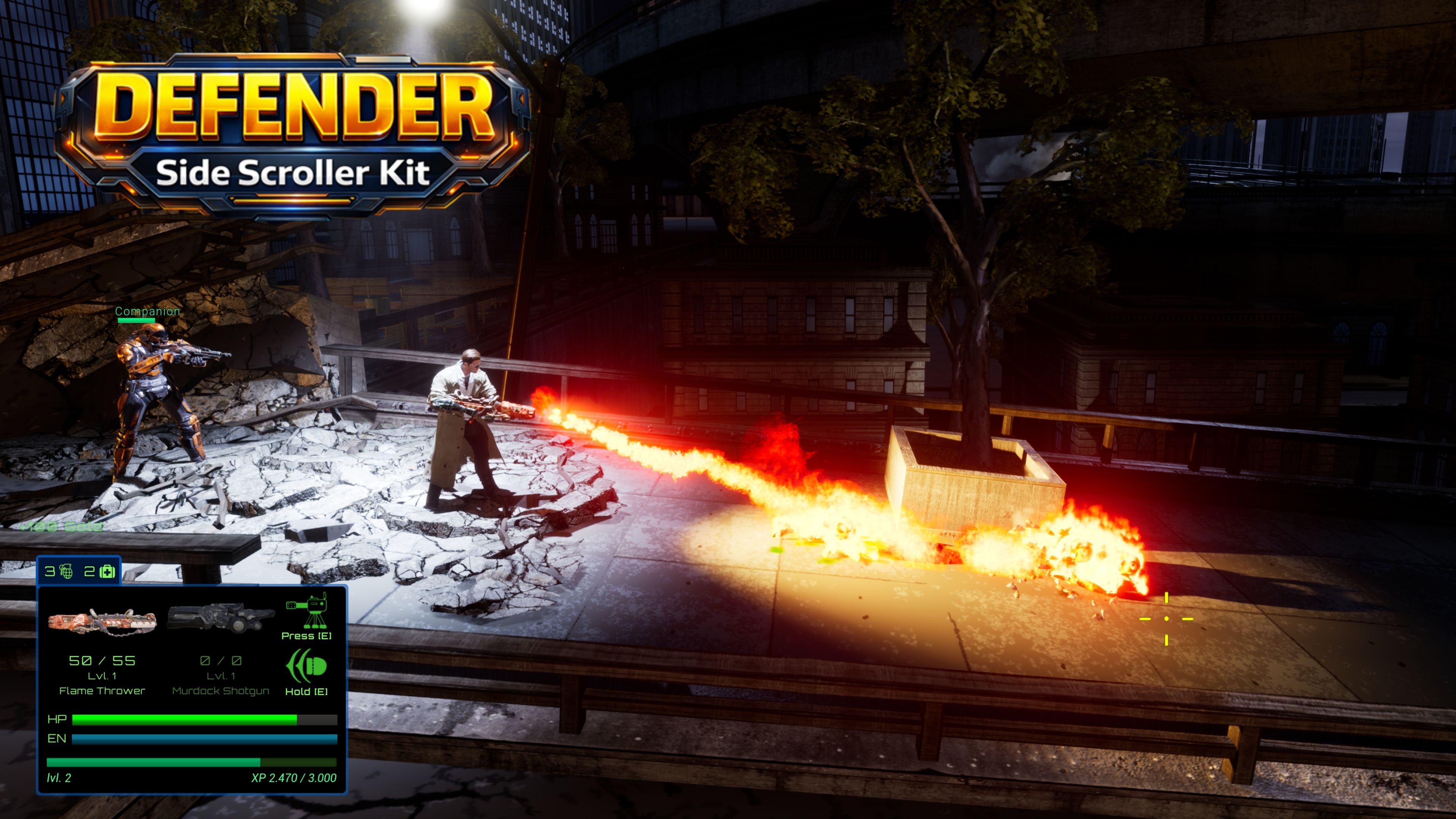 Defender: Side Scroller Shooter Kit