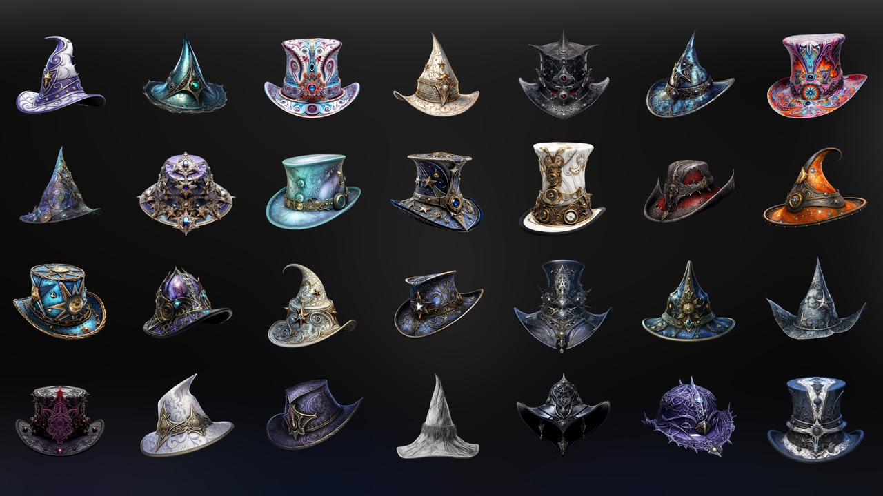 Media 1 for listing Fantasy Hats - Icon Pack