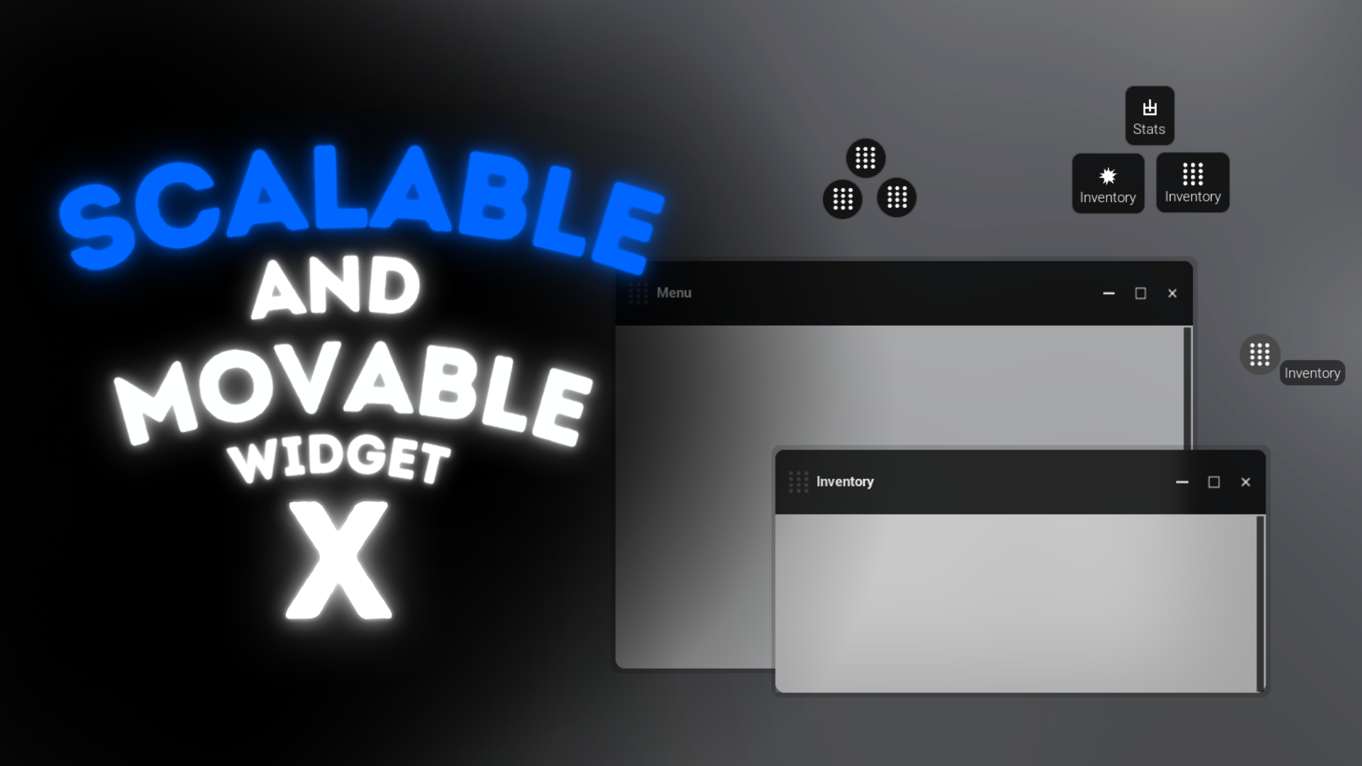 Widget Moveable Bootstrap Example Scalable and Movable Widget X | Fab