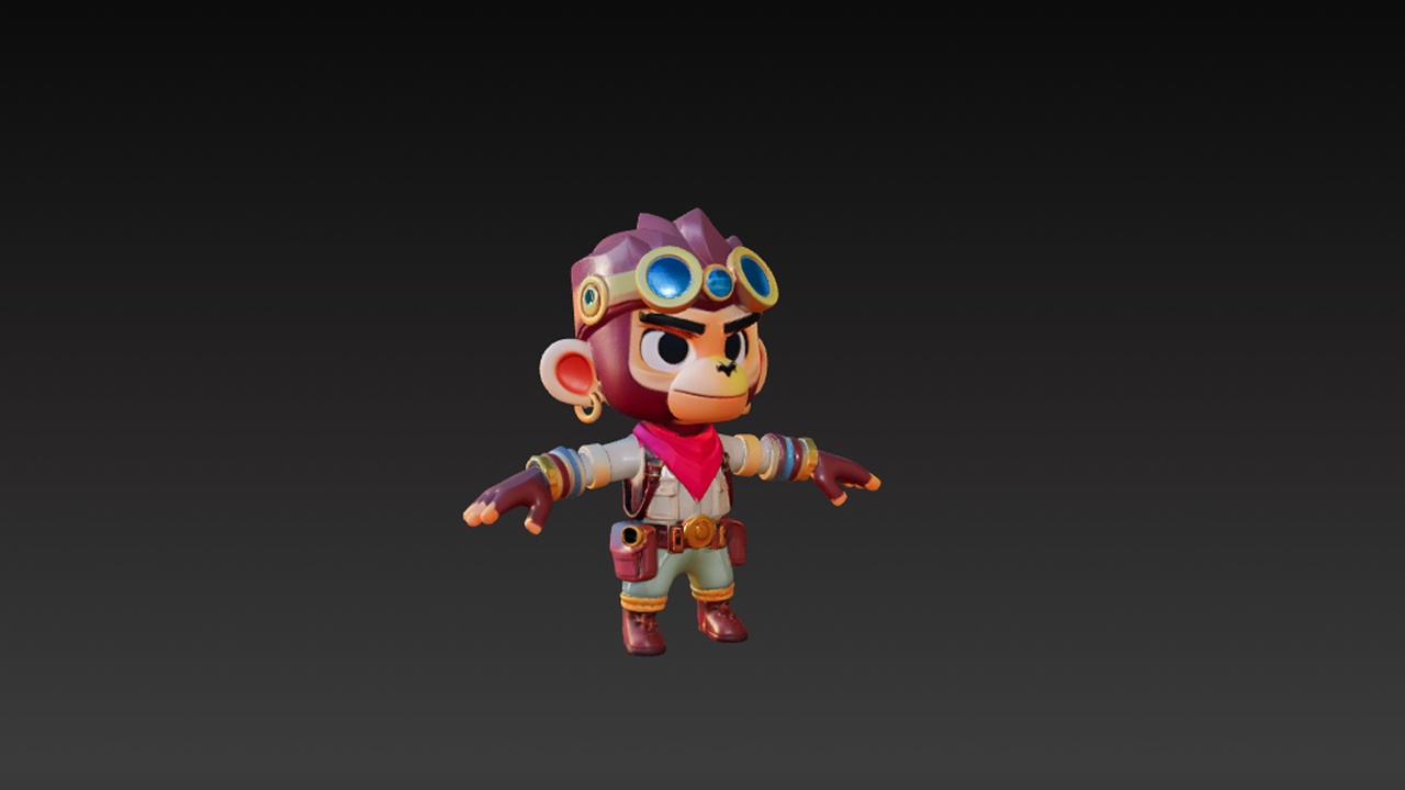 Monkey Character – 3D Model | Fab