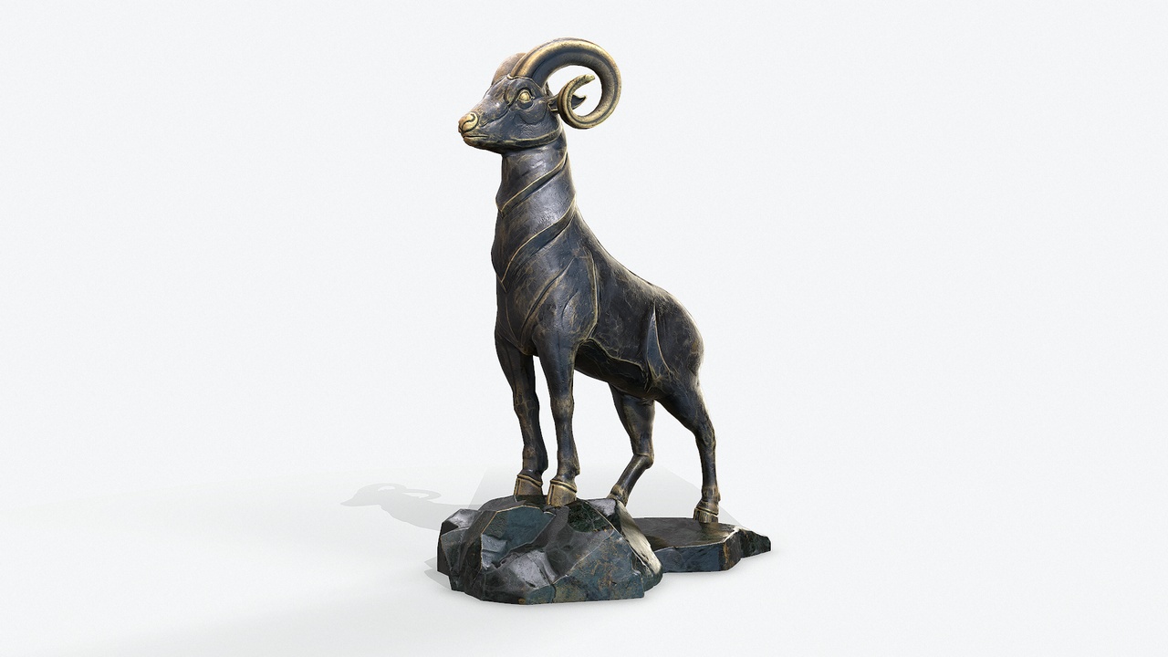 File multimediali per l'articolo Goat Sculpture: 1