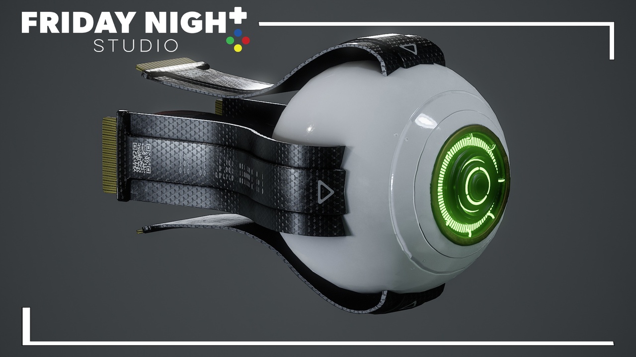 商品 Futuristic Mechanical Eye – Sci-Fi Cybernetic Prop 的媒体 1