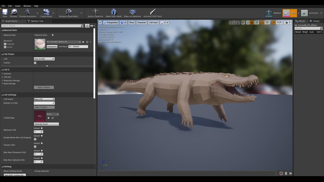 Media 1 for listing Poly Art: Crocodile - Alligator