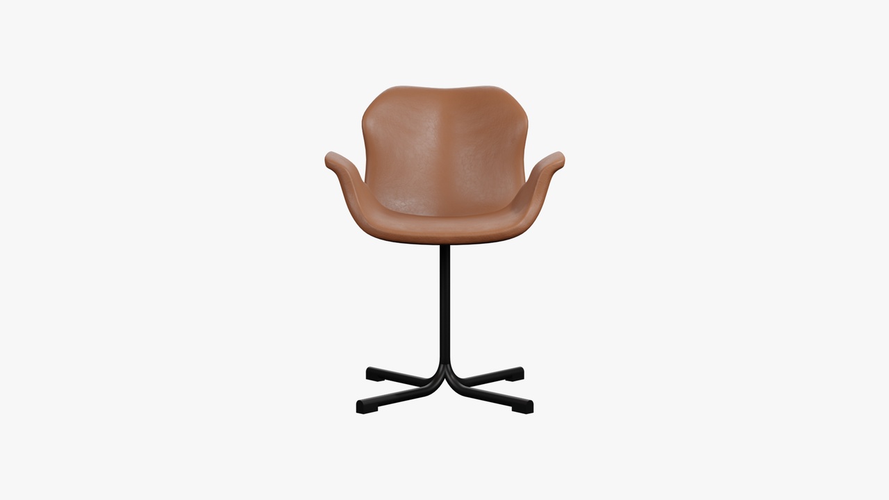 Media 1 for listing Leather Lounge Armchair