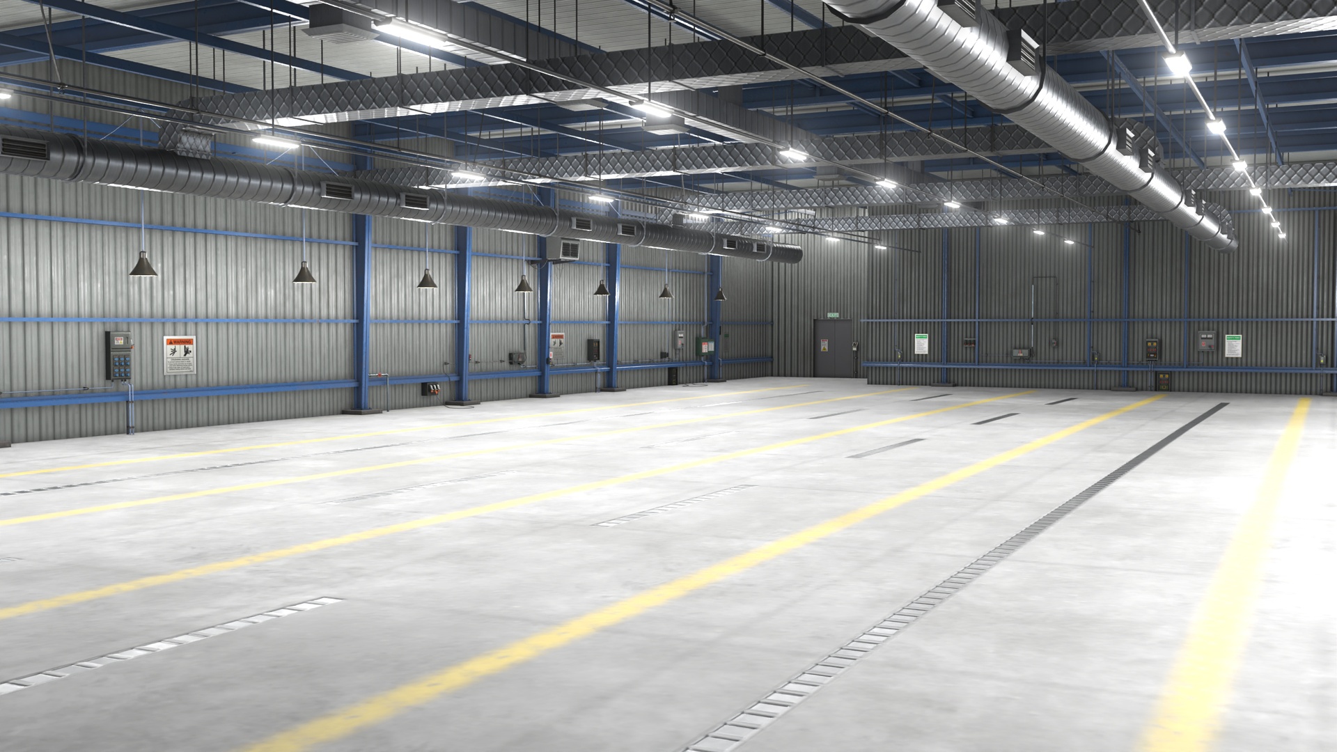 Media 1 for listing Garage Interior 01 All PBR Unity UE Textures Included