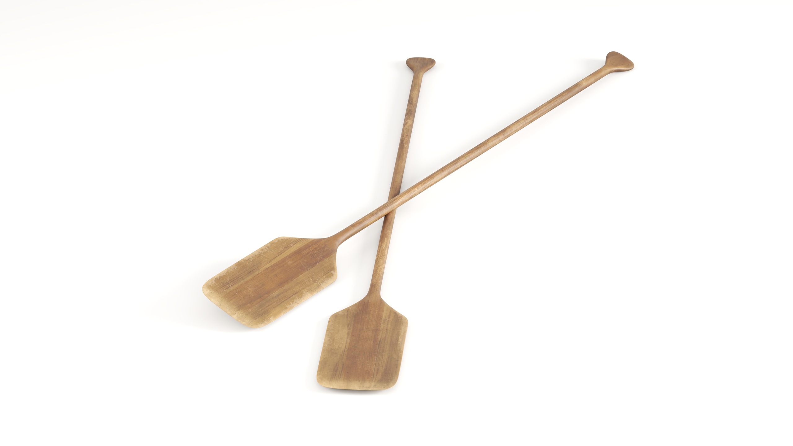 Media 1 for listing Old Wooden Oars