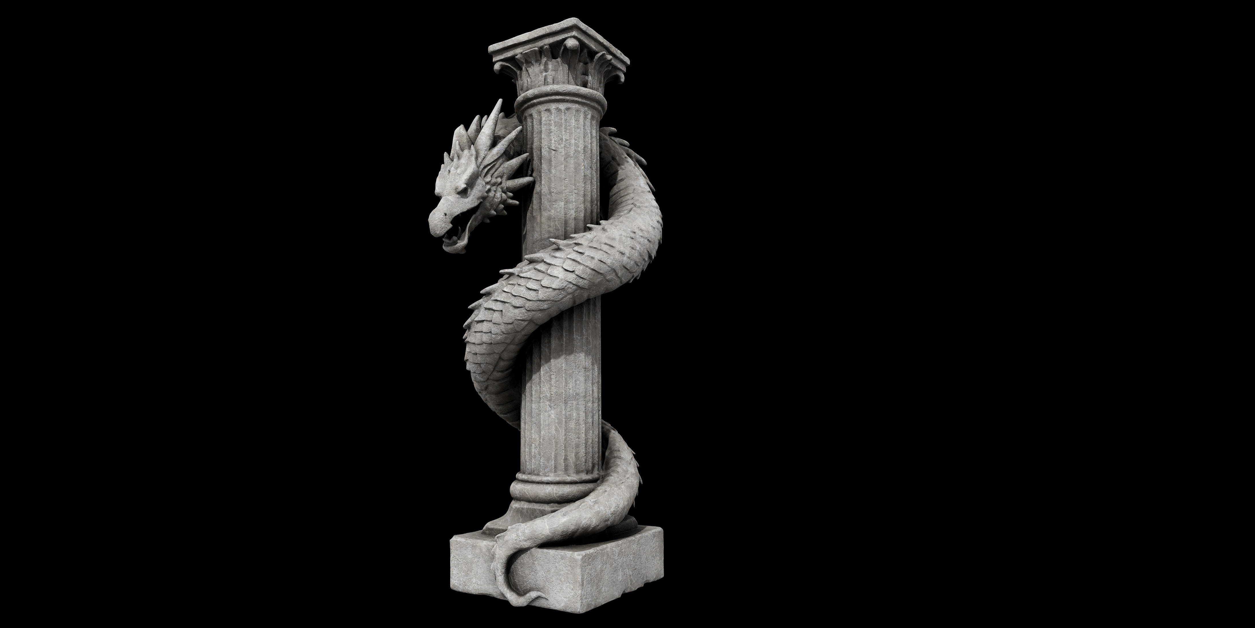 Dragon Column | Fab