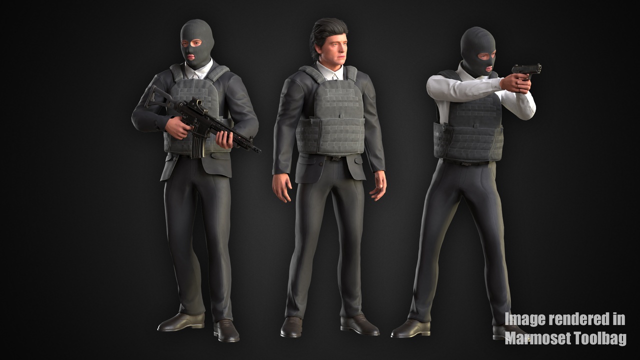 Bandit Suit 제품 등록을 위한 미디어 1개