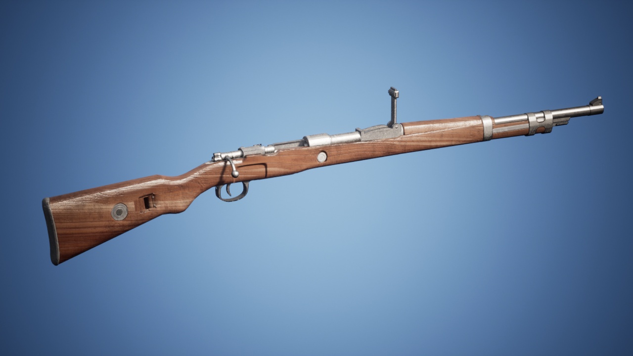 Media 1 for listing Long Range WW2 Rifle - (Rigged)