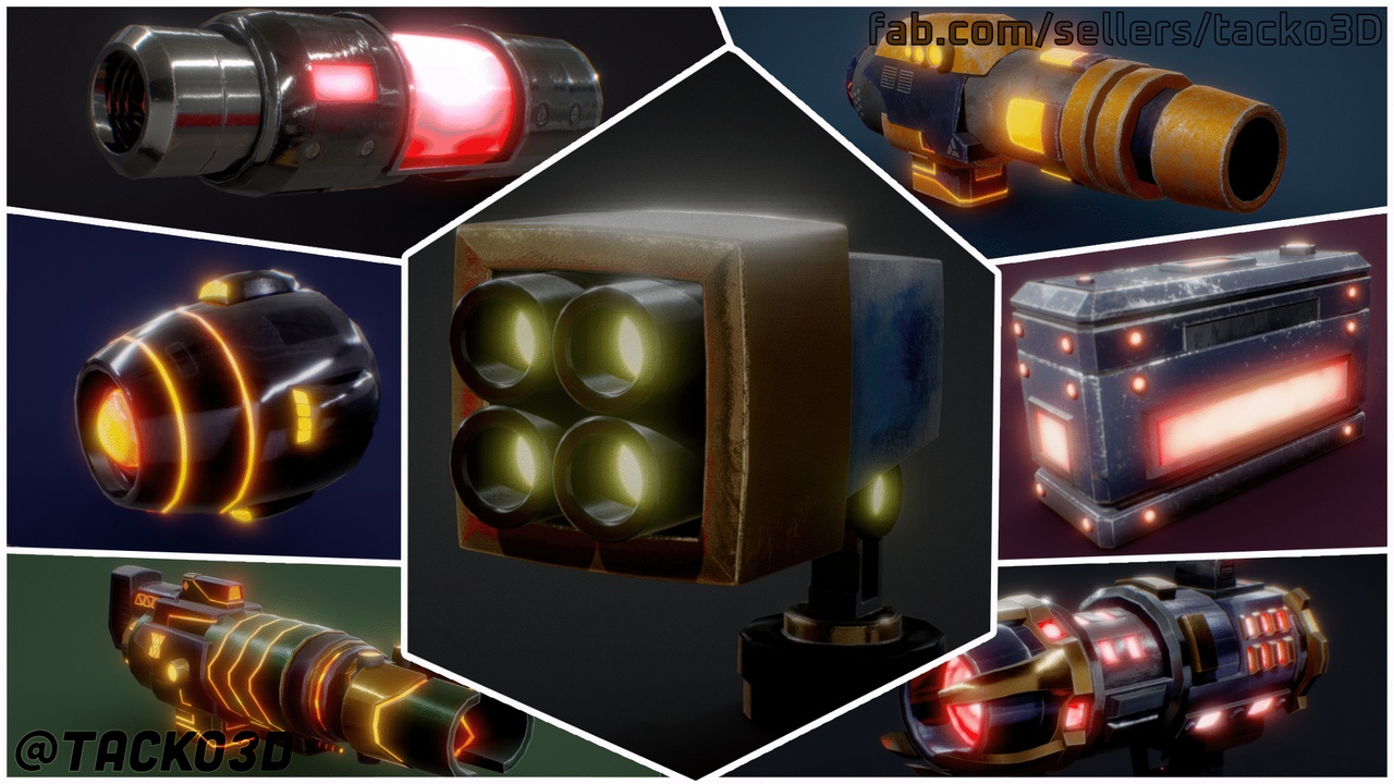 Media 1 for listing SciFi Weapons Bundle